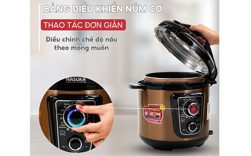 Nồi áp suất đa năng Hasuka HSK-985 - Hàng chính hãng