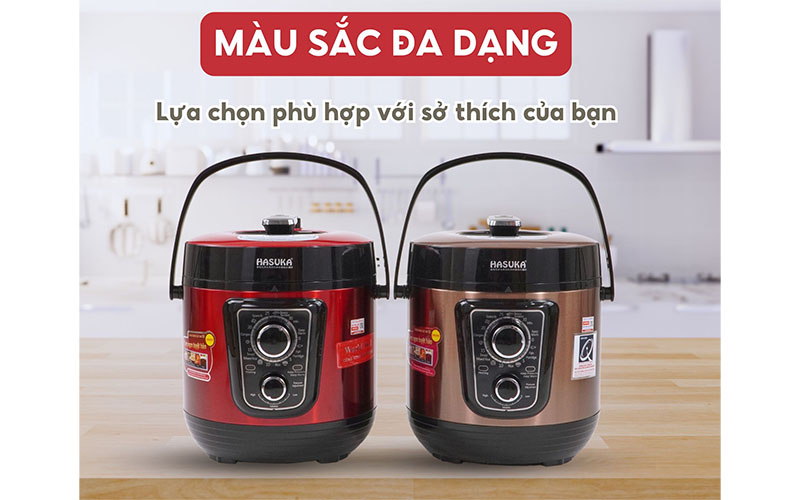Nồi áp suất đa năng Hasuka HSK-986 - Hàng chính hãng