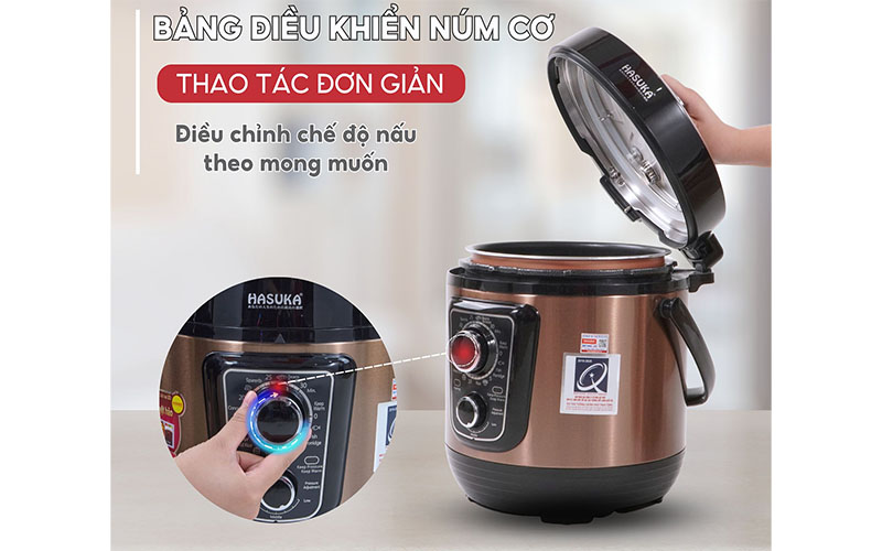 Nồi áp suất đa năng Hasuka HSK-988 - Hàng chính hãng