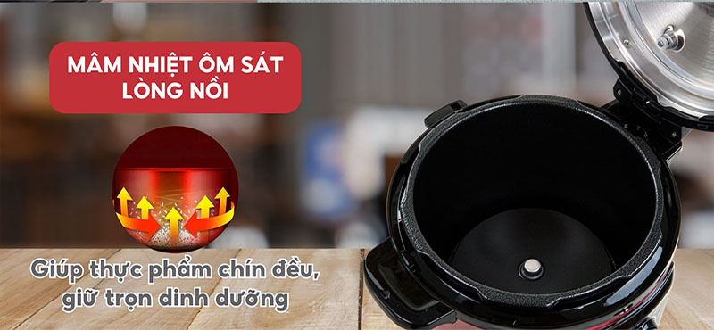 Nồi áp suất đa năng Hasuka HSK-988 - Hàng chính hãng