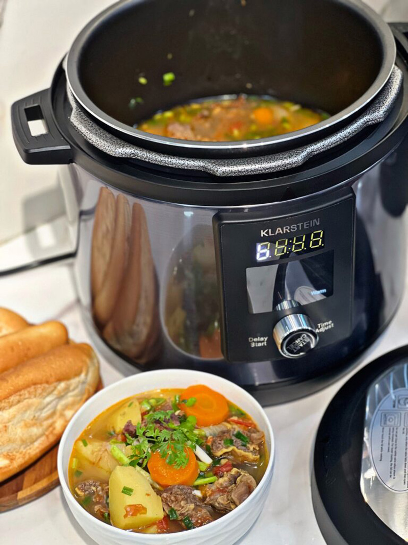 Nồi áp suất đa năng Klarstein 4.8L - Hàng chính hãng