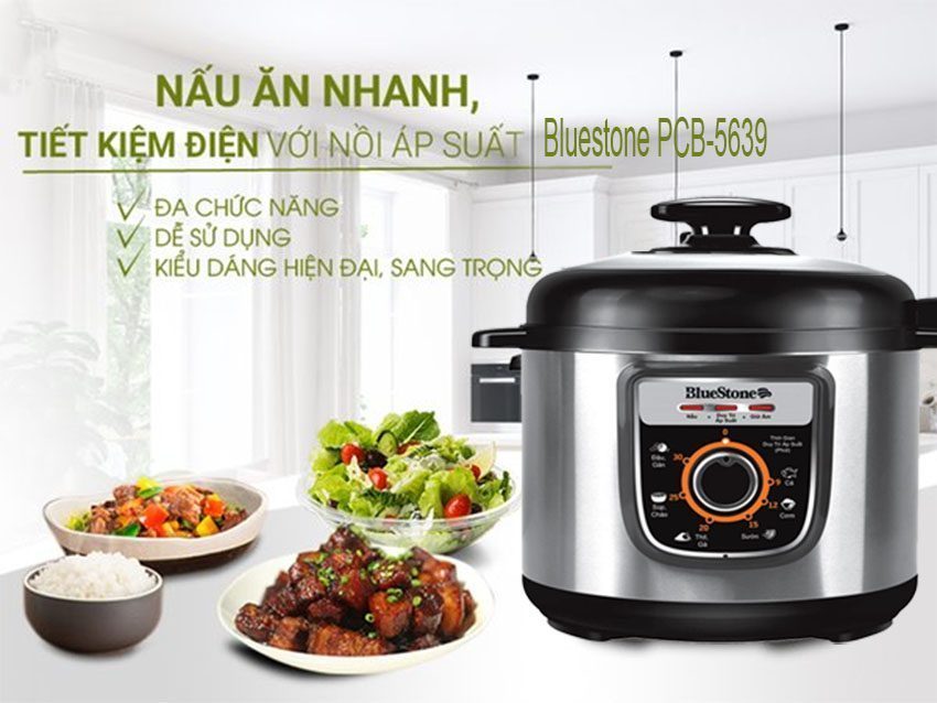Nồi áp suất điện Bluestone PCB-5639 - Hàng chính hãng