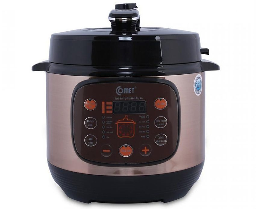 Nồi áp suất điện nắp gài Comet CM6155G - Hàng chính hãng