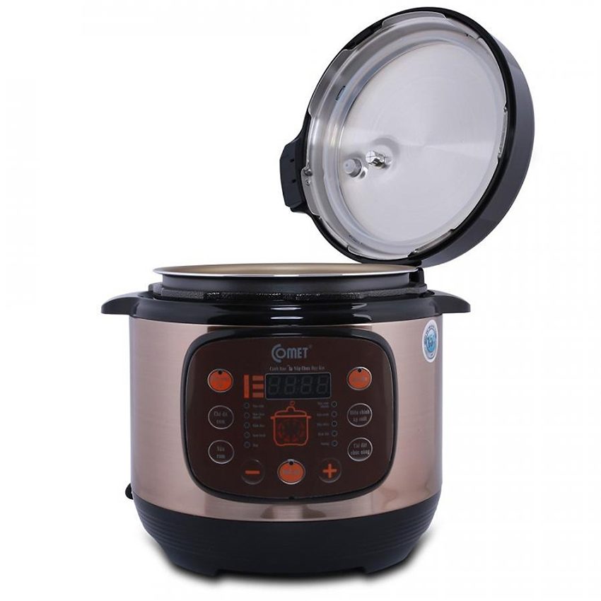 Nồi áp suất điện nắp gài Comet CM6155G - Hàng chính hãng