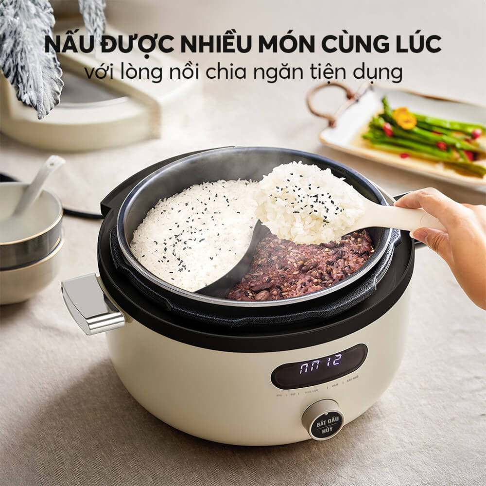 Nồi áp suất điện đa năng Elmich 3.5L PCE-8576 - Hàng chính hãng
