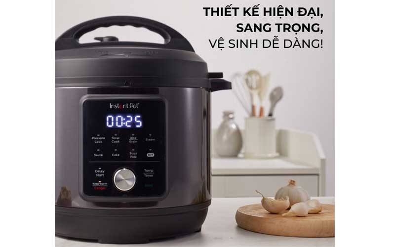 Nồi áp suất điện Instant POT ESSENTIAL 60-9-in-1 - Hàng chính hãng