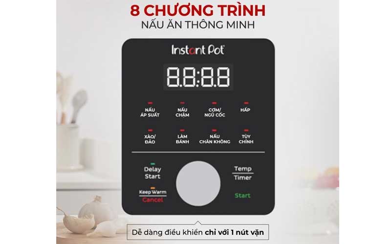 Nồi áp suất điện Instant POT ESSENTIAL 60-9-in-1 - Hàng chính hãng