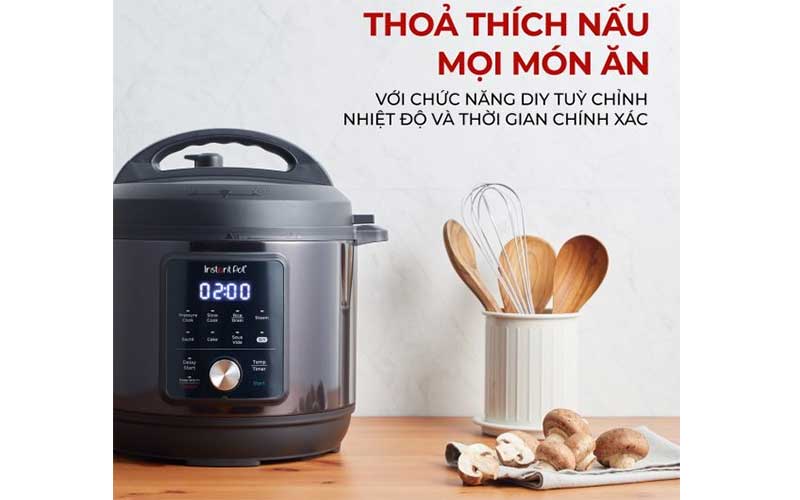 Nồi áp suất điện Instant POT ESSENTIAL 60-9-in-1 - Hàng chính hãng