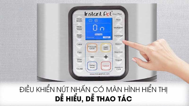 Nồi áp suất điện Instant POT Duo Plus 60 9-in-1 - Hàng chính hãng