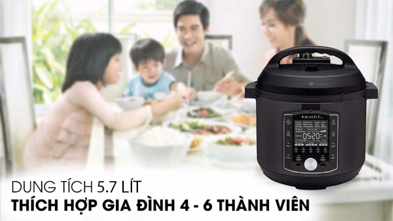 Dung tích của Nồi áp suất điện Instant Pot Pro 10-in-1