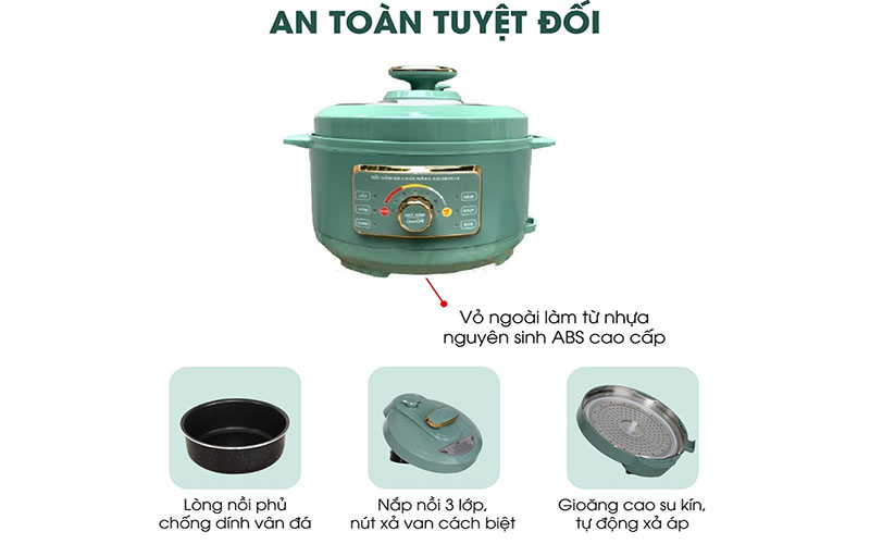 Nồi áp suất điện KAISA VILLA KV-9031 - Hàng chính hãng