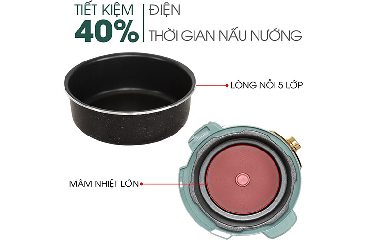 Nồi áp suất điện KAISA VILLA KV-9031 - Hàng chính hãng