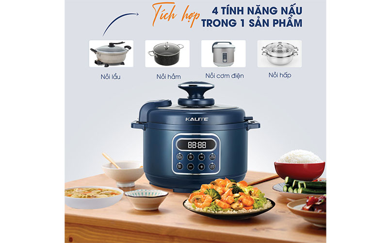 Nồi áp suất điện Kalite KPC4066 - Hàng chính hãng