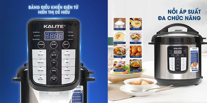 Nồi áp suất điện Kalite KPC5841 - Hàng chính hãng