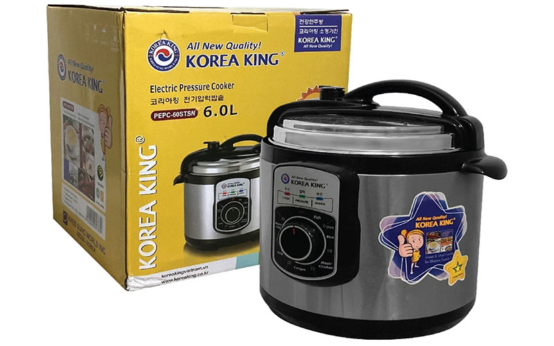 Nồi áp suất điện Korea King PEPC-60STSN - Hàng chính hãng