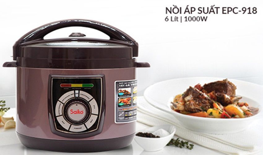 Nồi áp suất cơ Saiko EPC-918 - Hàng chính hãng