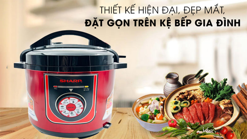 Nồi áp suất điện Sharp KS-226 - Hàng chính hãng
