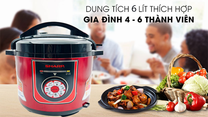 Nồi áp suất điện Sharp KS-226 - Hàng chính hãng