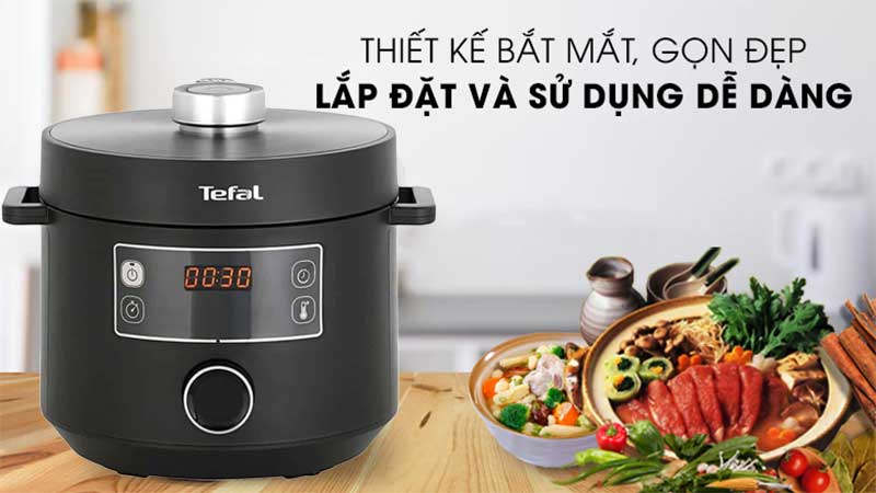 Nồi áp suất điện Tefal CY754830 - Hàng chính hãng