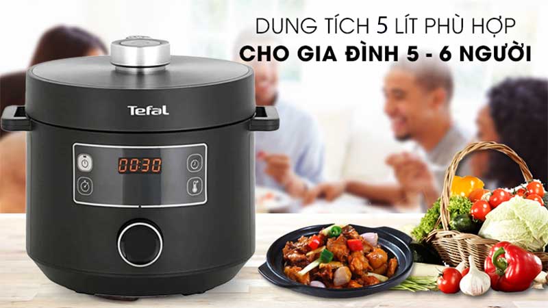 Nồi áp suất điện Tefal CY754830 - Hàng chính hãng