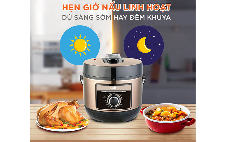 Nồi áp suất điện Unie UPC5081Y - Hàng chính hãng