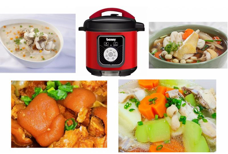 Nồi áp suất điện Benny 6 lít BP-71P - Hàng chính hãng