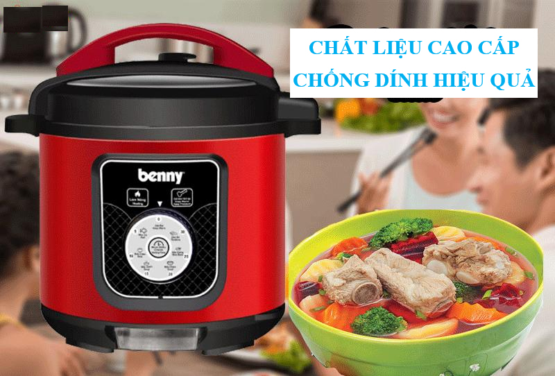 Nồi áp suất điện Benny 6 lít BP-71P - Hàng chính hãng