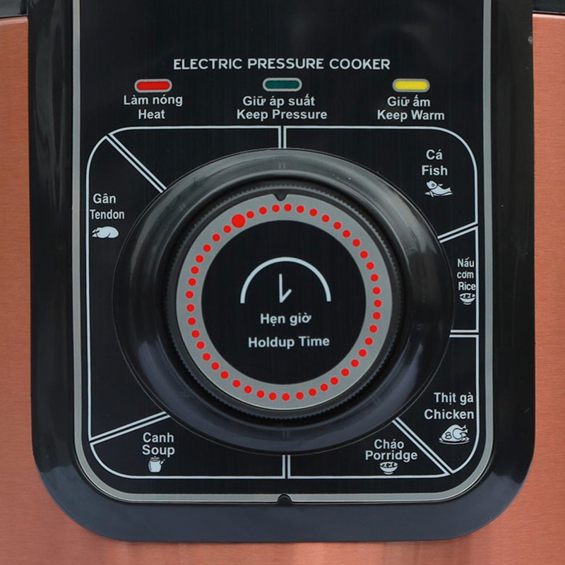 Bảng điều khiển nút vặn trực quan cho bạn tiện quan sát và điều chỉnh