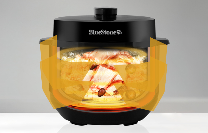 Nồi áp suất điện tử Bluestone 4.5 lít PCB-5648 - Hàng chính hãng
