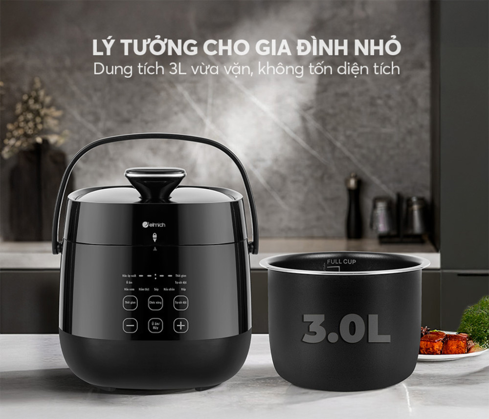 Nồi áp suất điện đa năng Elmich PCE9151 - Hàng chính hãng
