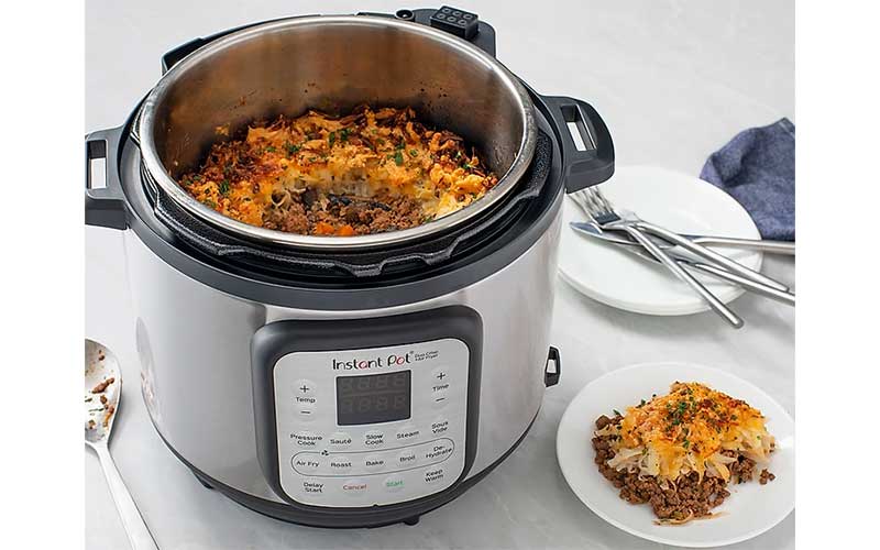 Nồi áp suất kết hợp chiên không dầu Instant Pot Duo Crisp 11-In-1 - Hàng chính hãng