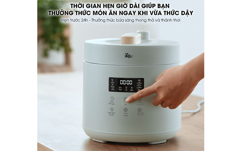 Nồi áp suất điện tử Bear SB-AS25L - Hàng chính hãng