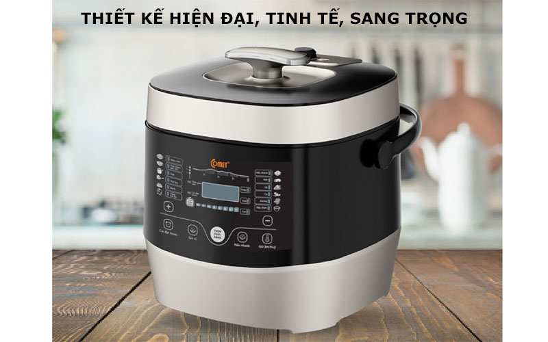 Nồi áp suất điện tử Comet CM6168 - Hàng chính hãng