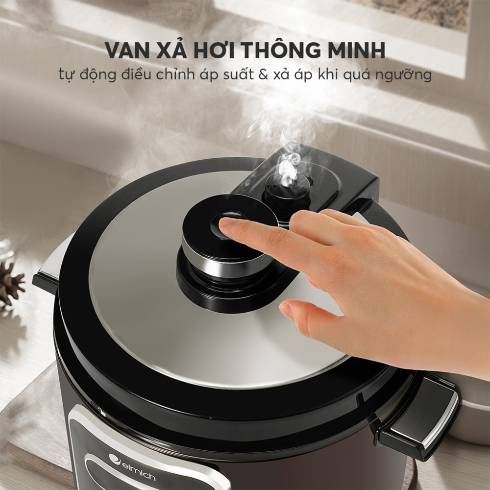 Nồi áp suất điện Elmich 6L PCE-8574 - Hàng chính hãng