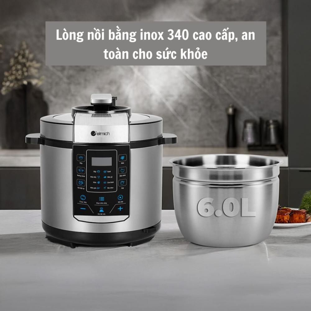 Nồi áp suất điện Elmich PCE9150 - Hàng chính hãng