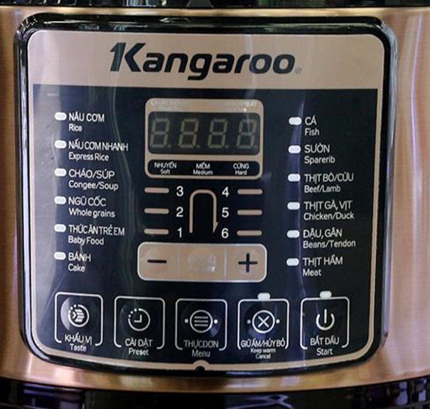 Nồi áp suất điện tử Kangaroo KG5P1 - Hàng chính hãng