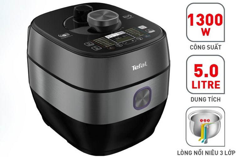 Nồi áp suất điện tử Tefal CY638868 - Hàng chính hãng