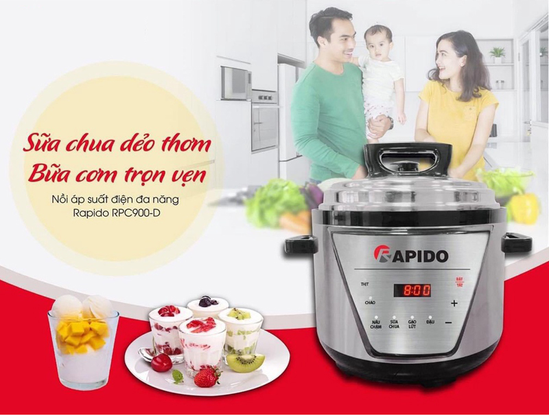 Rapido RPC900-D nấu được đa dạng các món ăn