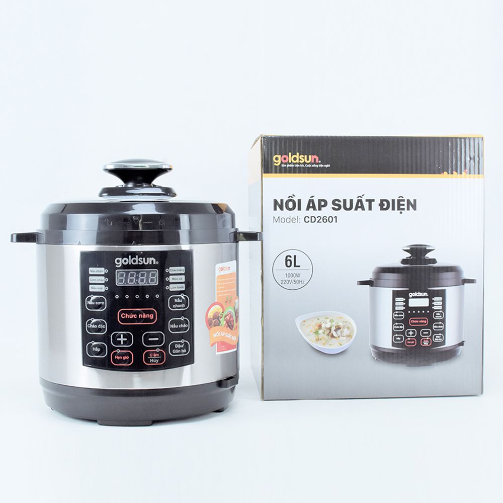 Nồi áp suất điện Goldsun CD2601 - Hàng chính hãng