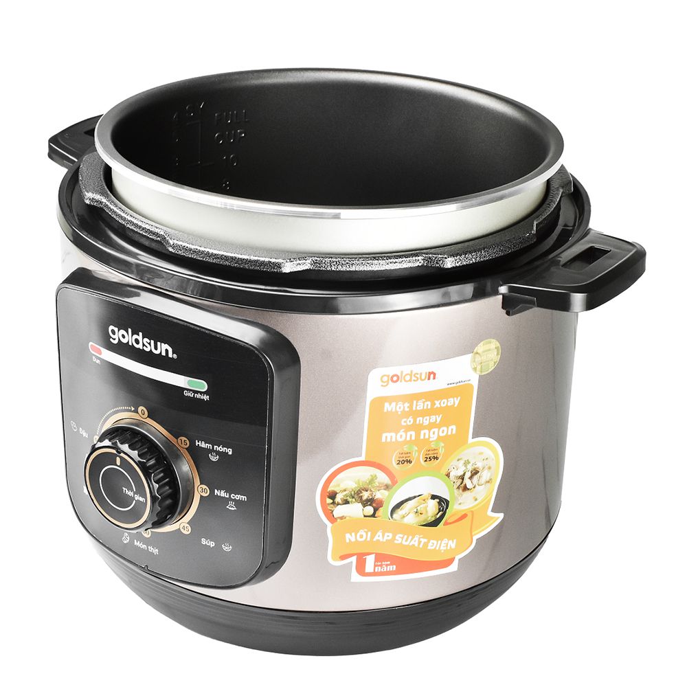 Nồi áp suất điện Goldsun GPC5512 - Hàng chính hãng