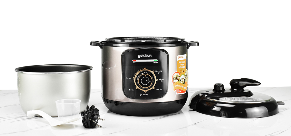 Nồi áp suất điện Goldsun GPC5512 - Hàng chính hãng
