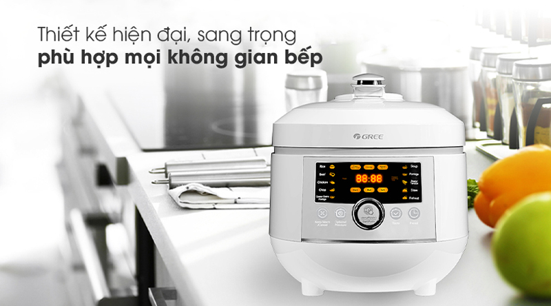 Nồi áp suất điện Gree CYFWK-50X62S - Hàng chính hãng