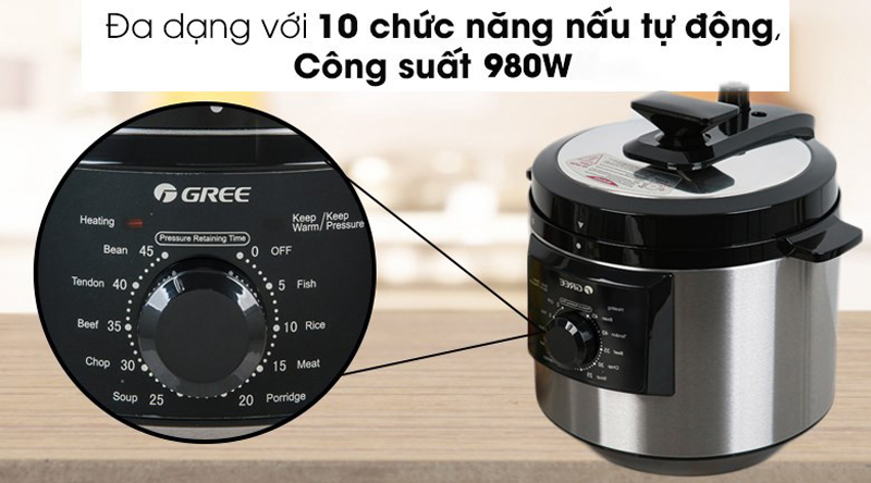 Nồi áp suất Gree CYWK-6016 - Hàng chính hãng