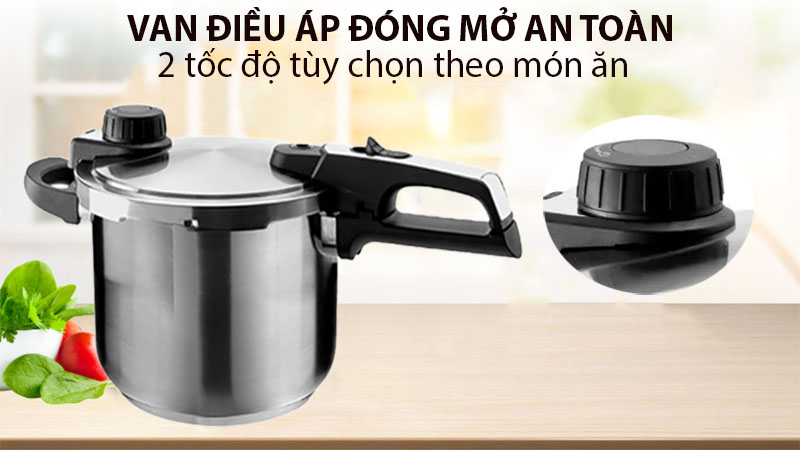 Nồi áp suất inox Eurosun PC1906-Smart - Hàng chính hãng