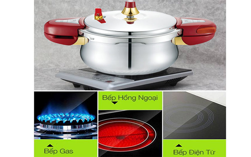 Tính năng không kén bếp của Nồi áp suất inox PoongNyun BTPC(IH)-22C