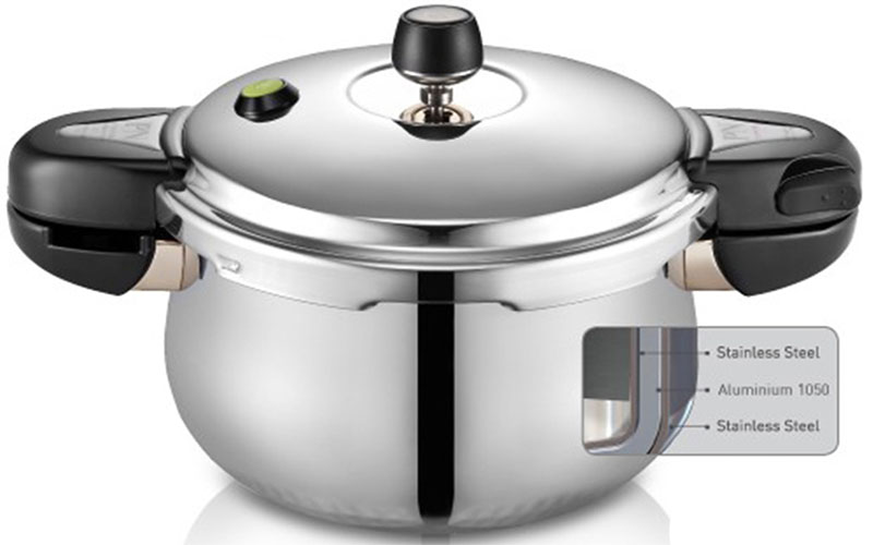 Chất liệu của Nồi áp suất inox PoongNyun HCPC(IH)-22C