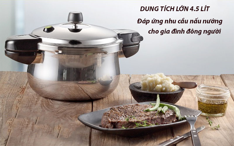 Dung tích của Nồi áp suất inox PoongNyun HCPC(IH)-22C