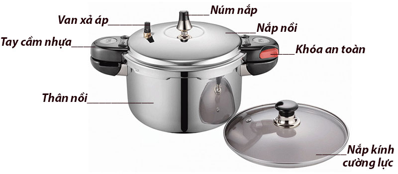 Nồi áp suất inox PoongNyun TCPPC-08 - Hàng chính hãng