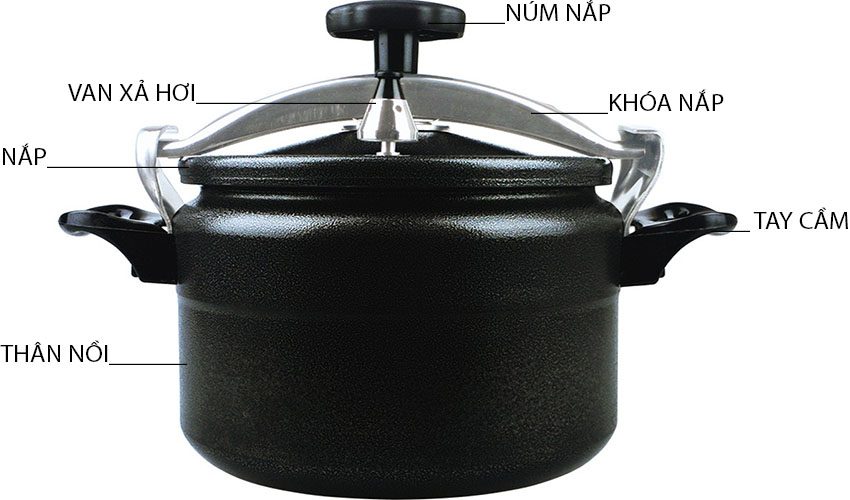 Nồi áp suất nấu gas Fujika FJ-AG200D - Hàng chính hãng