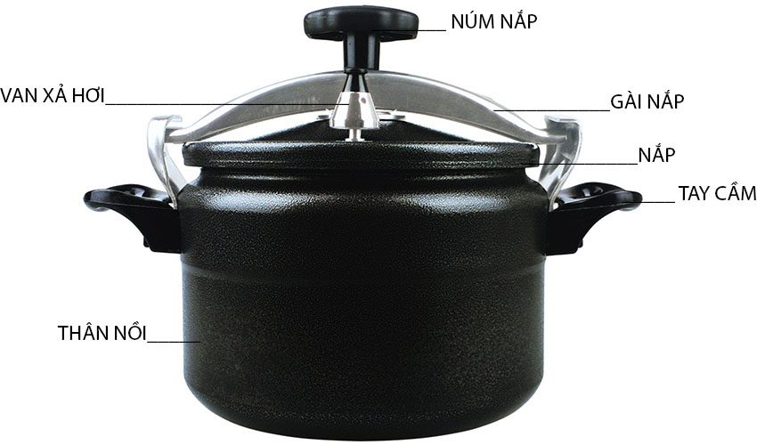 Nồi áp suất nấu gas Fujika FJ-AG201D - Hàng chính hãng